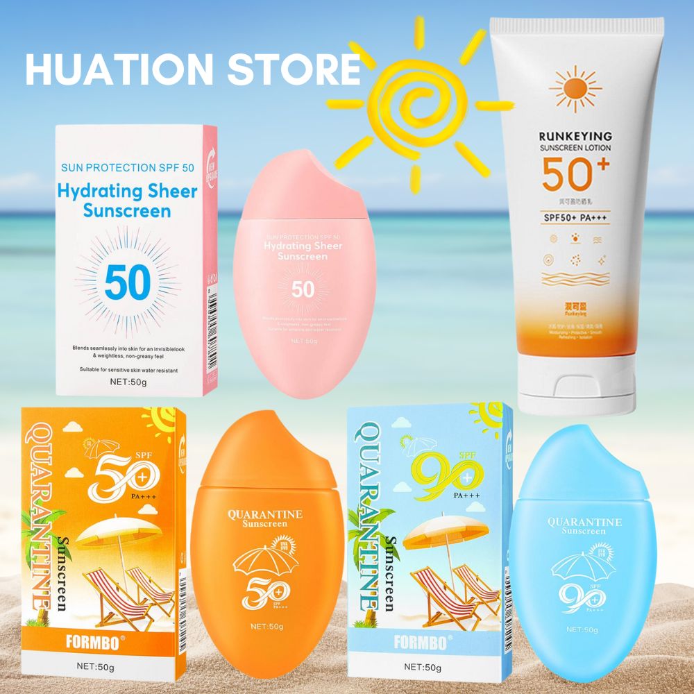 Spf 50 Waterproof Sunscreen - 50g Facial Sunscreen SPF50+ Solar Blocker