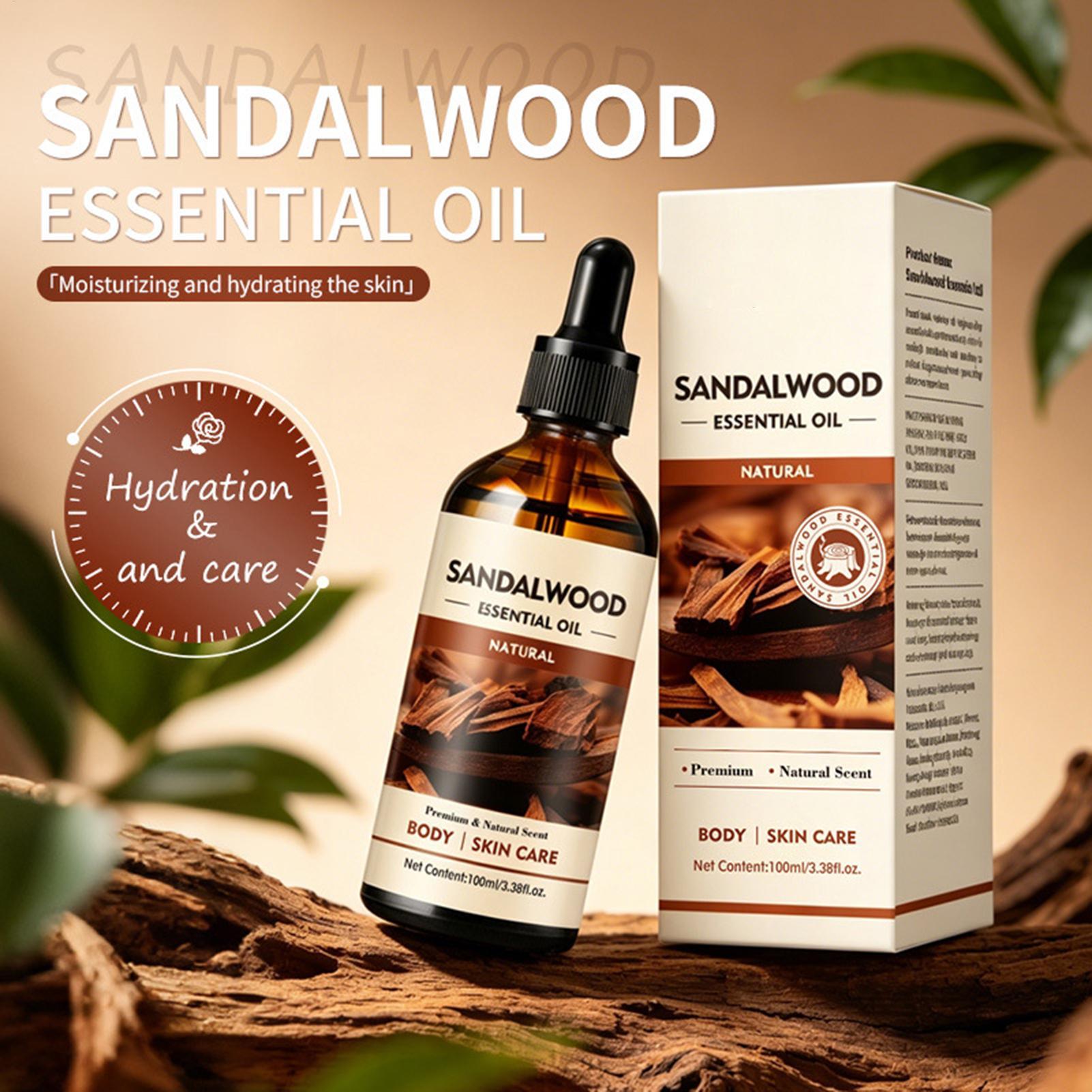 Hair Care - Sandalwood Fragrance Oil 100ml Natural Aromatherapy