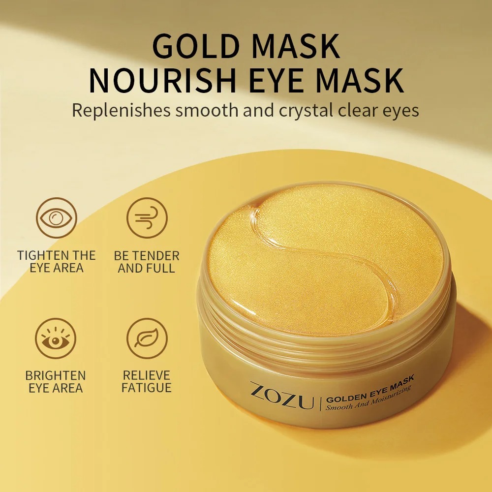 Collagen Under Eye Patches - 120pcs Avocado Golden Collagen Eye Mask