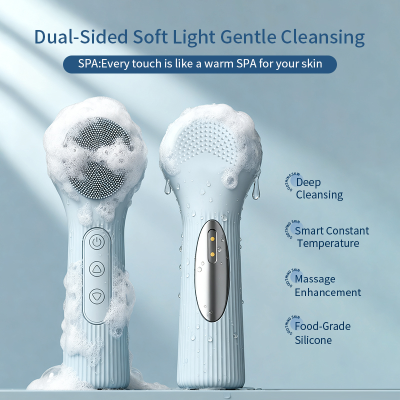 Silicone Cleansing Brush Recha - Silicone Face Scrubber Electric recension och pris