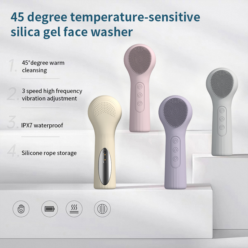 Silicone Cleansing Brush Recha - Silicone Face Scrubber Electric recension och pris