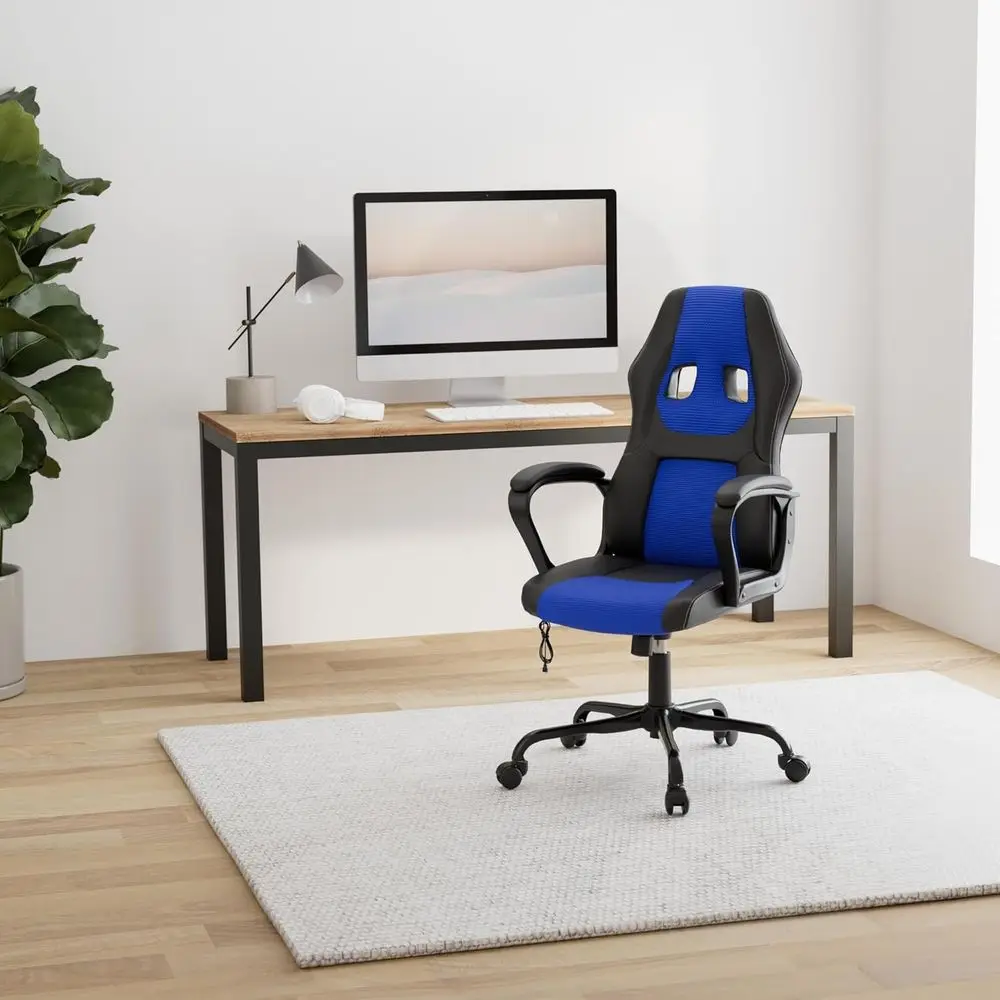 Ergonomic PU Leather Gaming Ch - Massage recension och pris