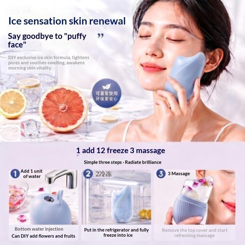 Reusable Silicone Ice Face Rol - Face Ice Roller Puffiness recension och pris