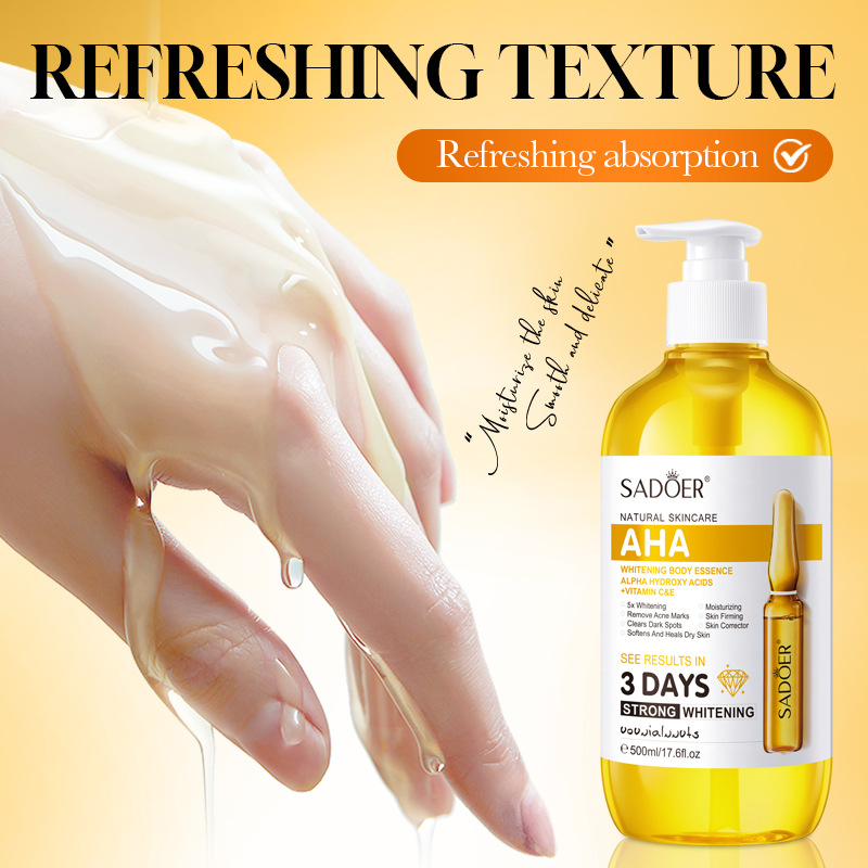 SADOER AHA Whitening Body Esse - Hyaluronic Acid Facial Serum recension och pris