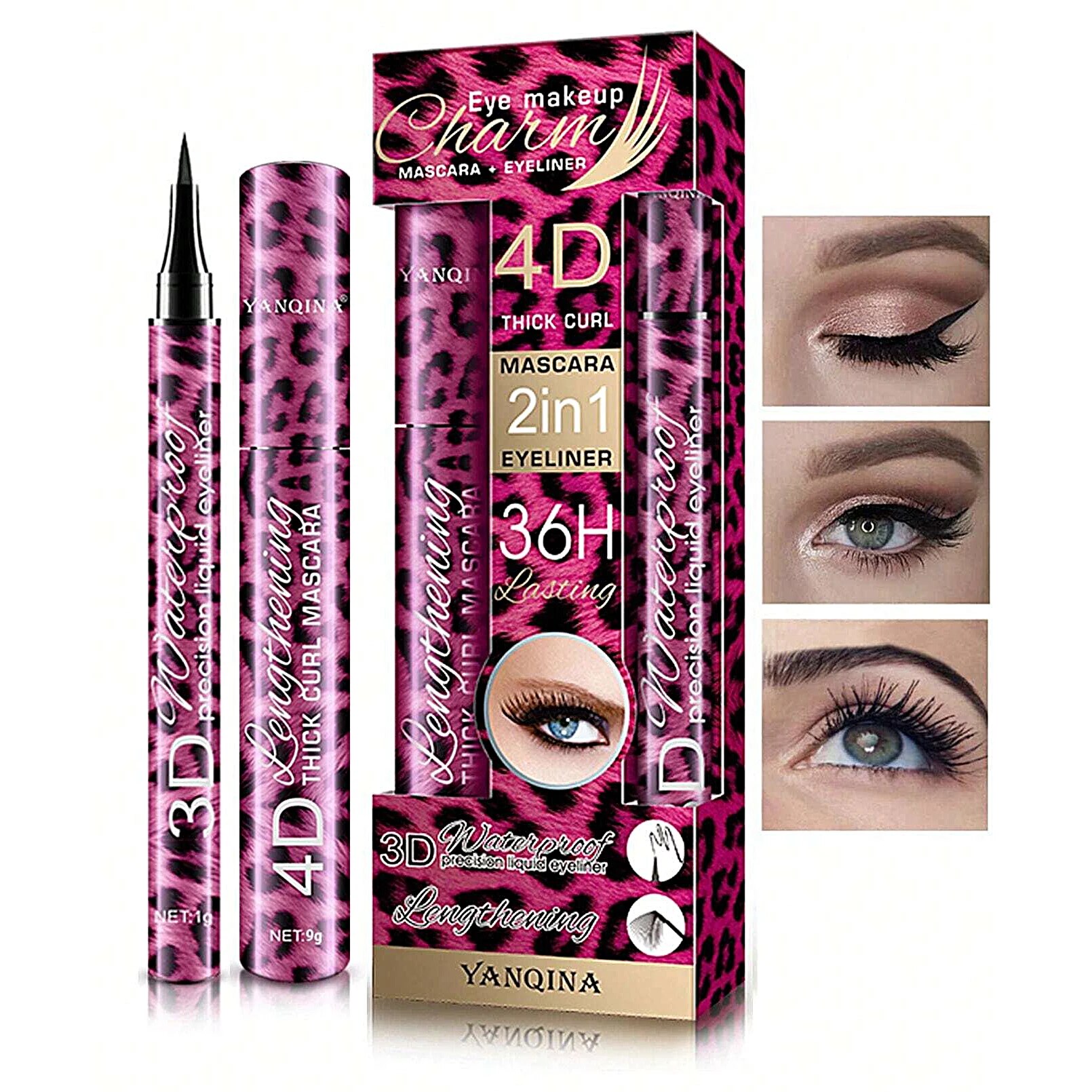 YANQINA Liquid Eyeliner Pencil - Waterproof Liquid Eyeliner Pen recension och pris