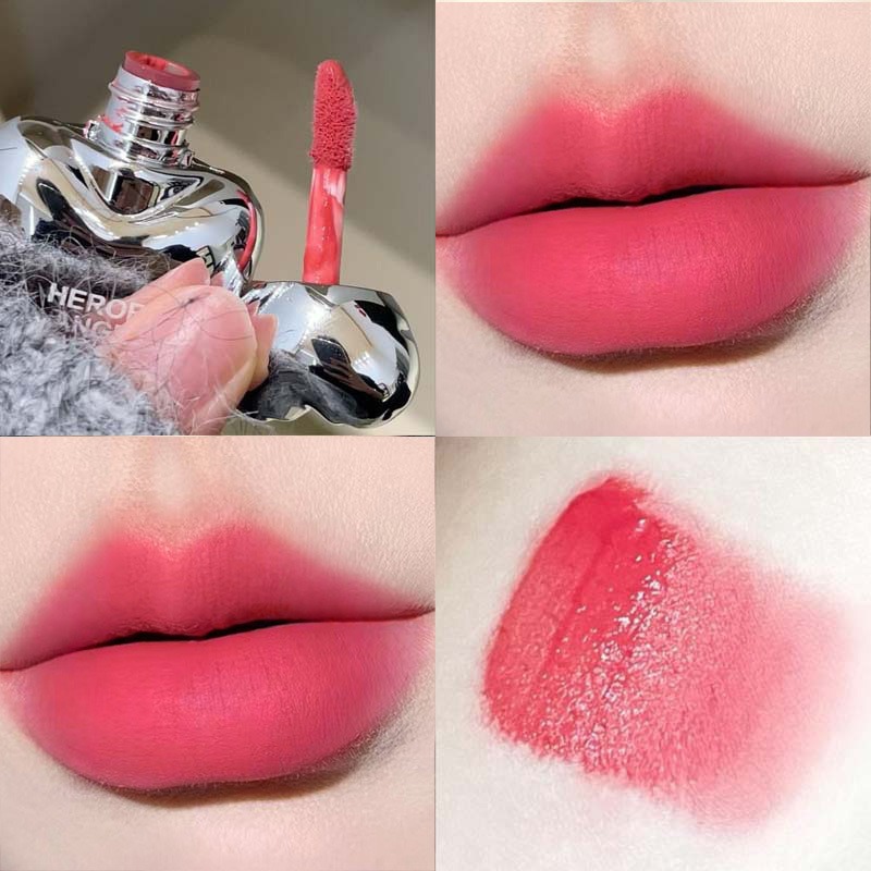 Peach Heart Silky Matte Lipsti - Matte Velvet Lip Tint Long Lasting recension och pris
