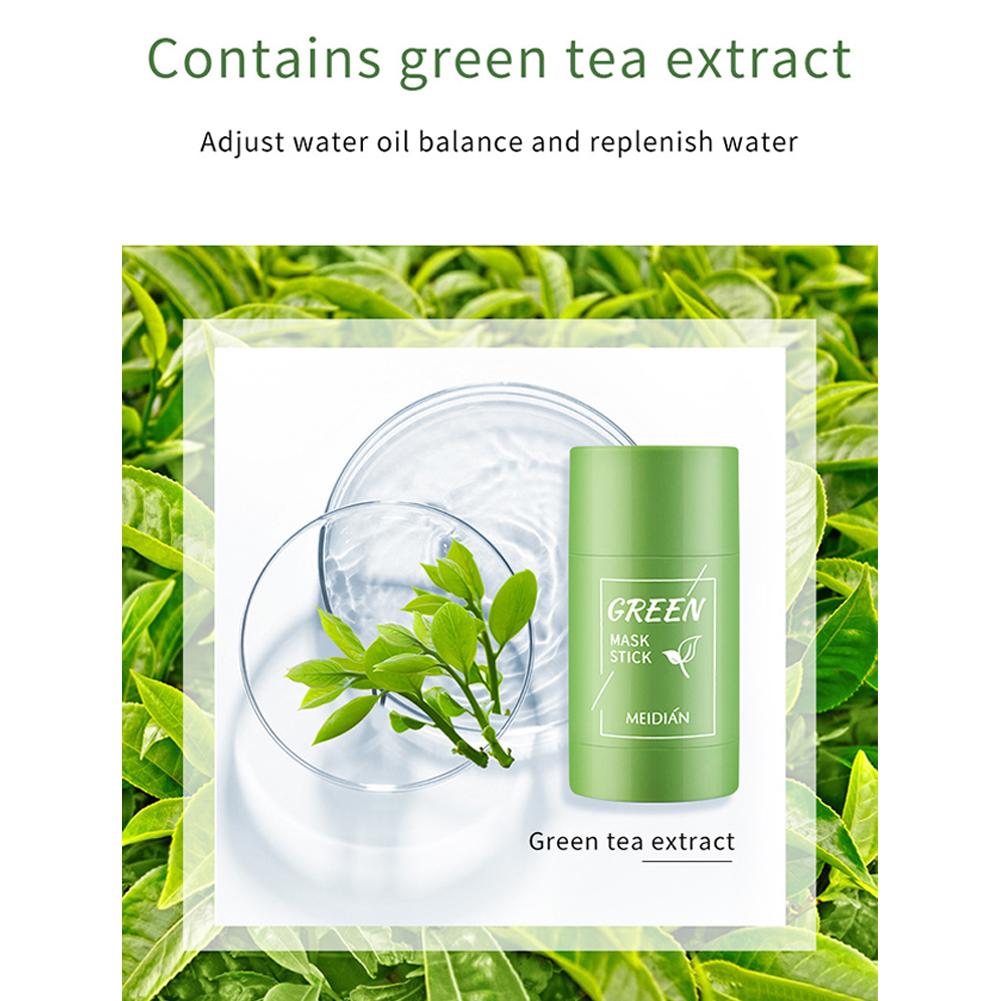 Solid Green Tea Facial Mask St - Green Tea Cleansing Clay Mask recension och pris