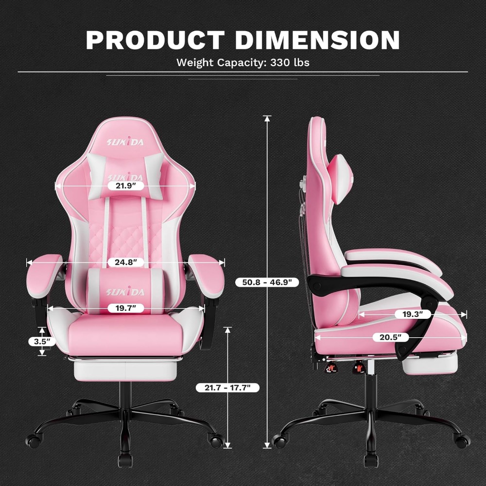 Ergonomic Gaming Chairs for Ad - Massage recension och pris