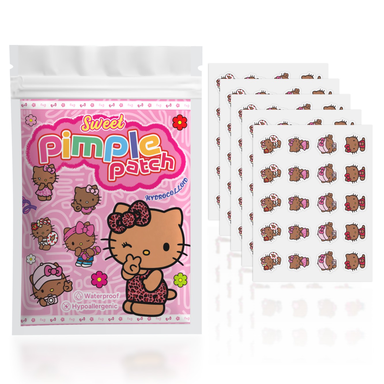 100PCS hello kitty Acne patche - Hydrocolloid Pimple Patch recension och pris
