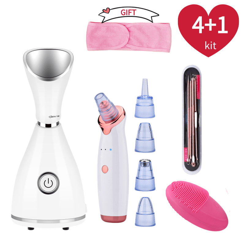 Nano Ionic Facial vaporizer Ho - Silicone Face Scrubber Electric recension och pris