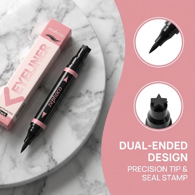 Black Brown Integrated Eyeline - Waterproof Liquid Eyeliner Pen recension och pris