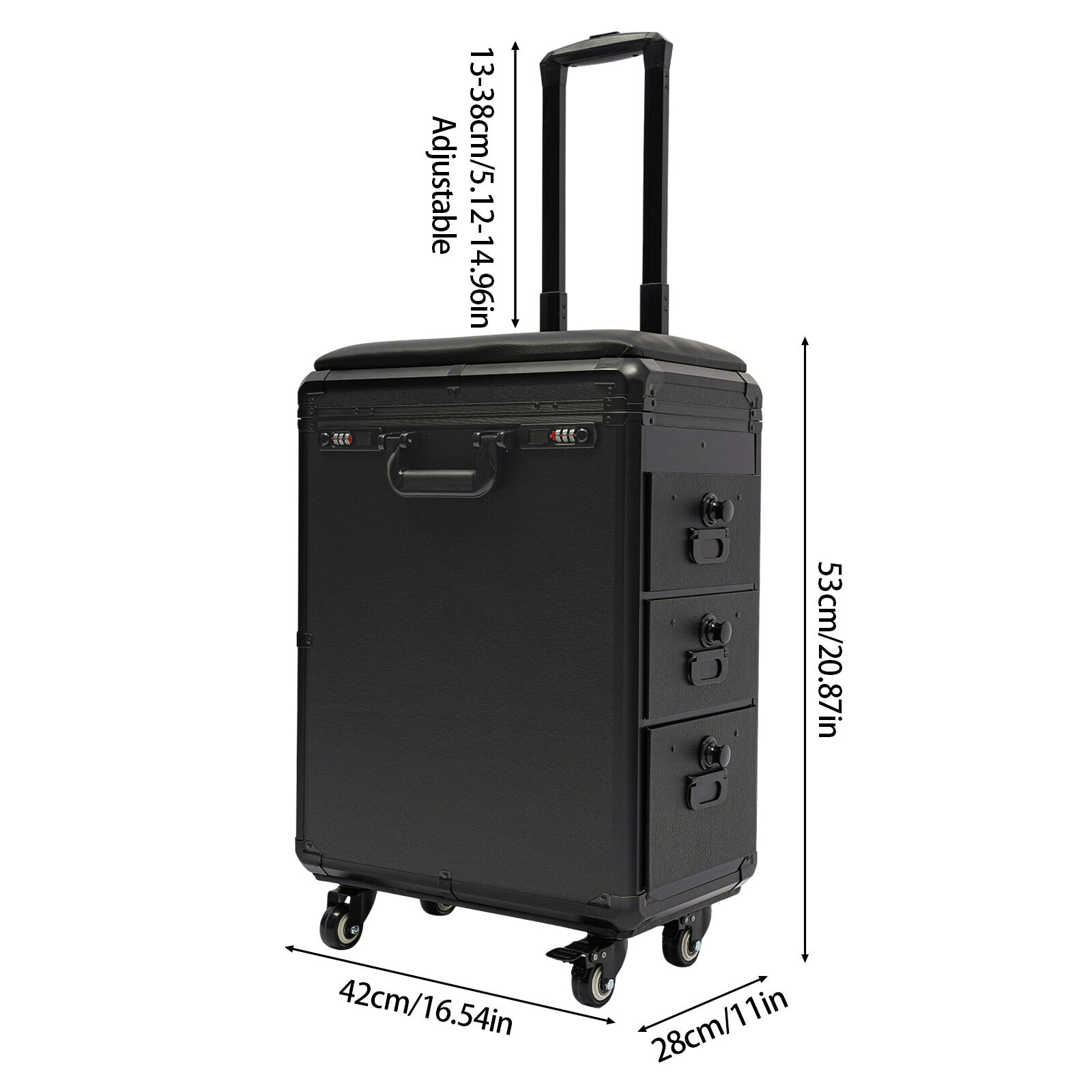 Rolling Makeup Case with Combi - Makeup recension och pris