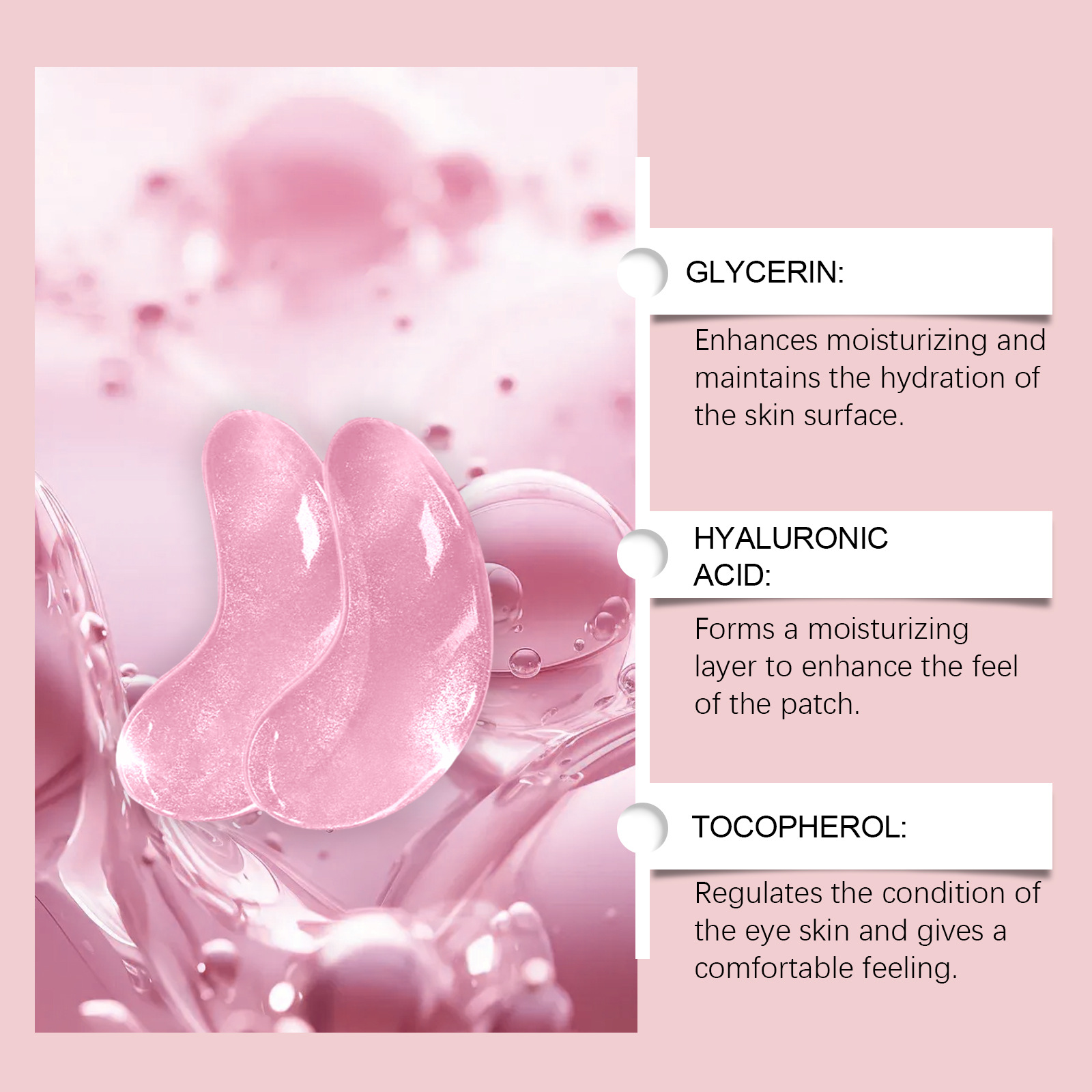 Collagen Water Soluble Eye Mas - Collagen Under Eye Patches recension och pris