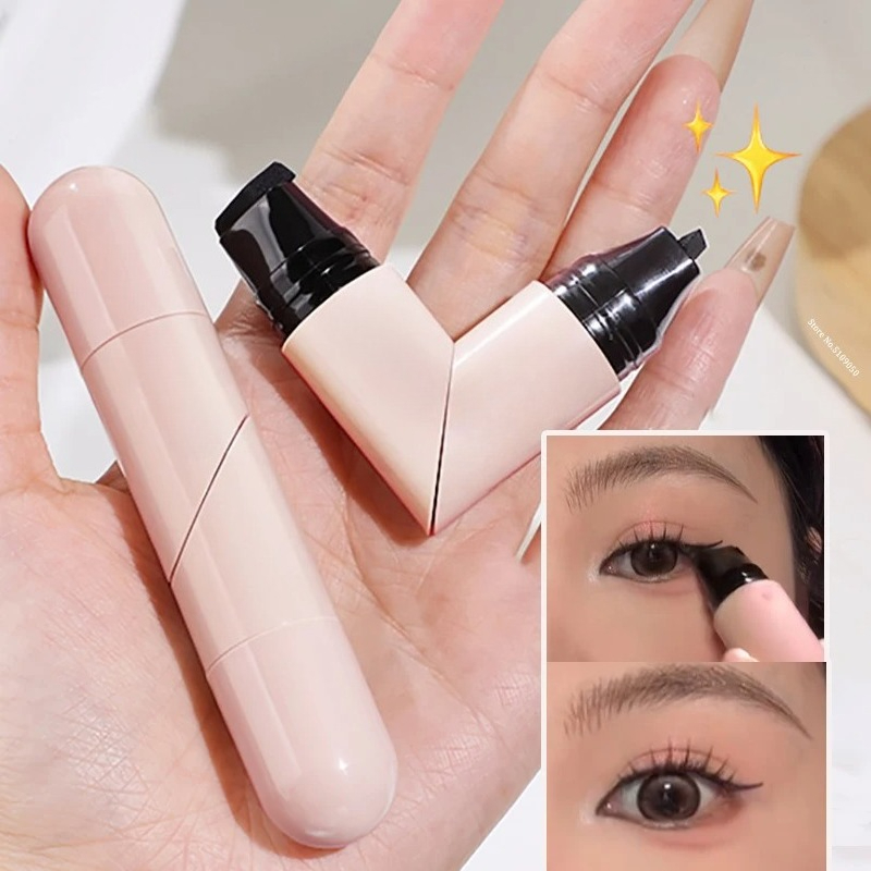 1Pc Rotate Eyeliner Stamp Inte - Waterproof Liquid Eyeliner Pen recension och pris