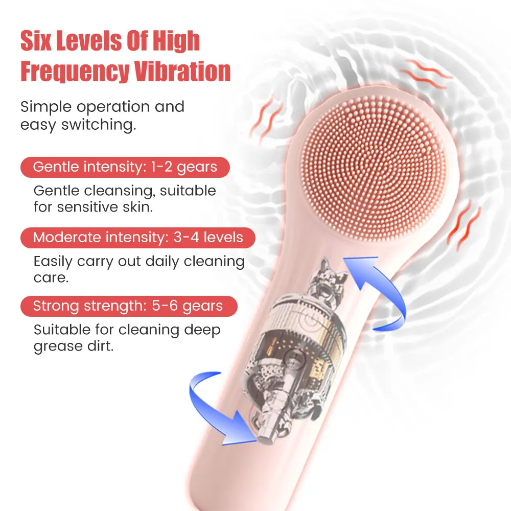 Sonic Silicone Facial Brush Cl - Silicone Face Scrubber Electric recension och pris