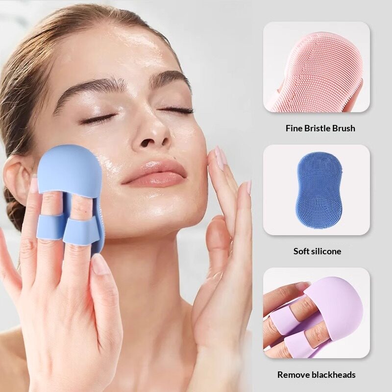 Finger Silicone Facial Cleansi - Silicone Face Scrubber Electric recension och pris