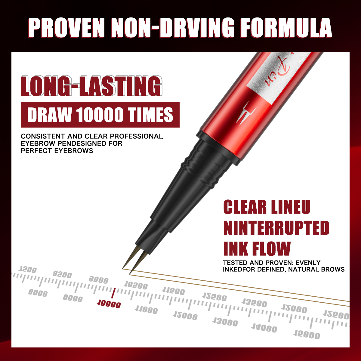 Ultra Fine Eyebrow Pen Long La - Waterproof Liquid Eyeliner Pen recension och pris