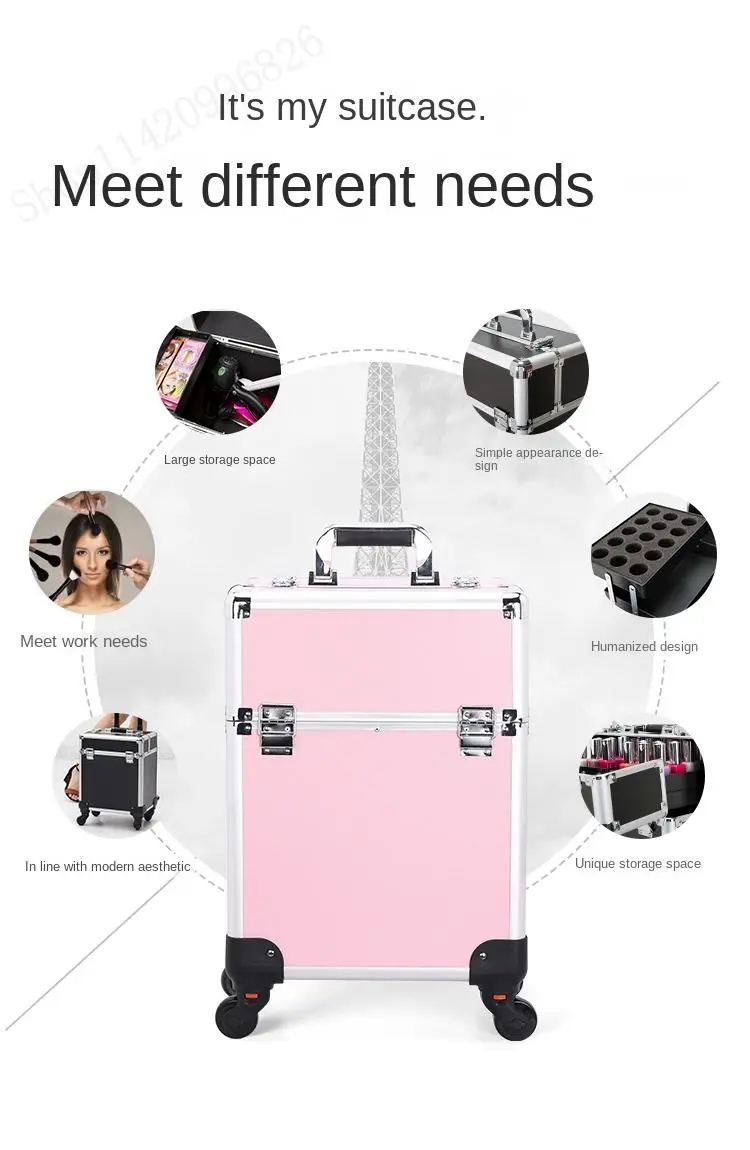 Large-capacity Professional Ma - Makeup recension och pris