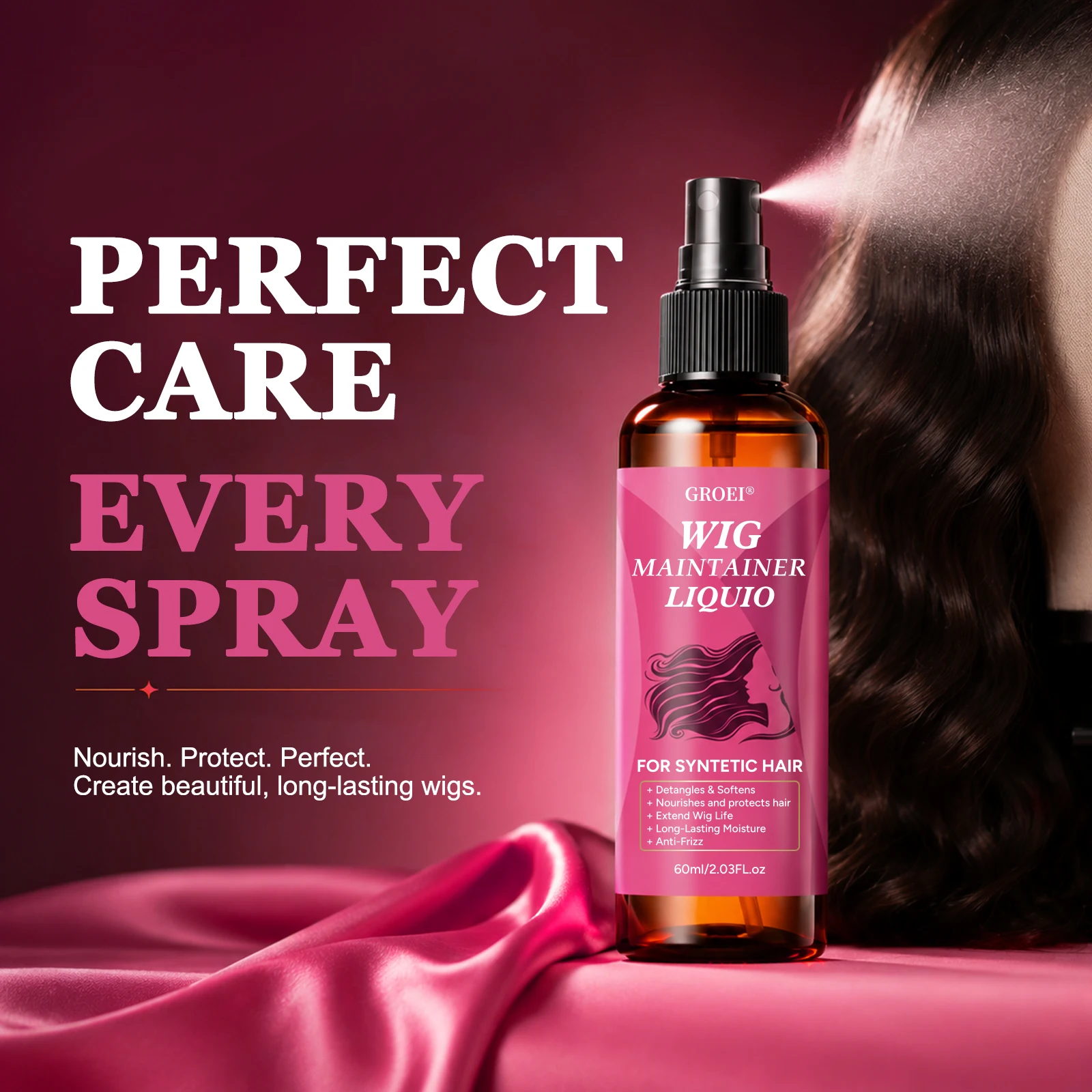 GROEI Anti‑Frizz Wig Maintaine - Hair Care recension och pris