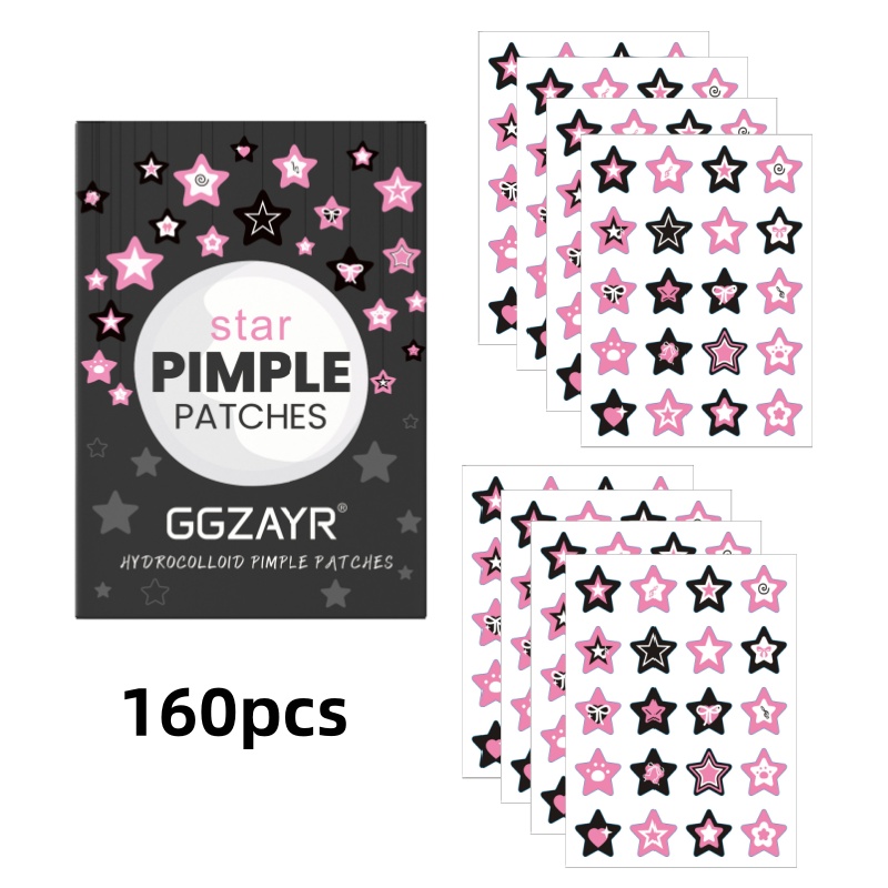 80/160pcs Star Acne Patch Set  - Skincare recension och pris