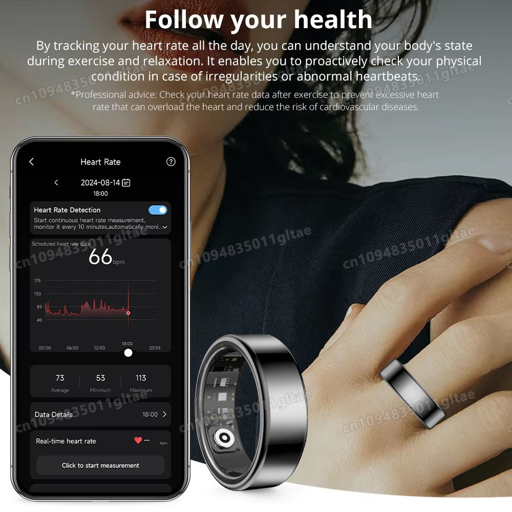 R10 Smart Ring With Charging C - Health Monitors recension och pris