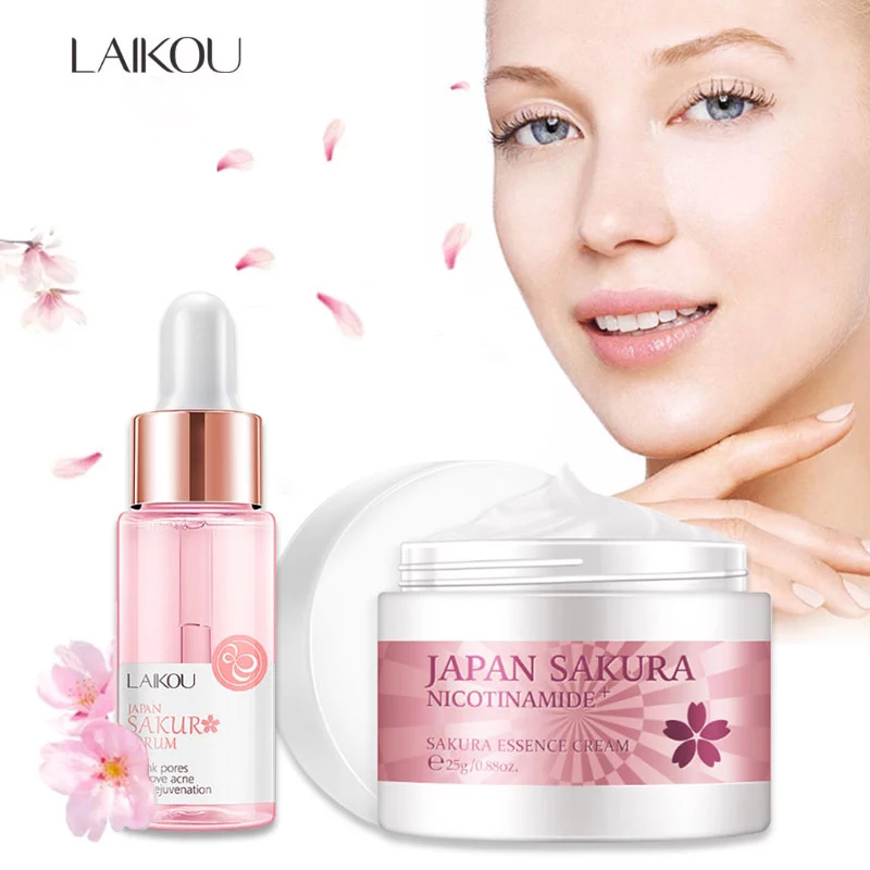 LAIKOU Sakura Serum And Collag - Niacinamide Pore Shrinking Essence recension och pris