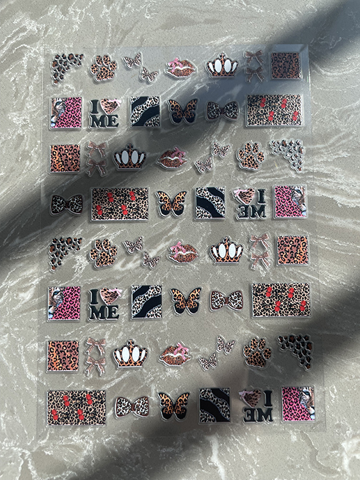 Mini Pvc Kawaii Pattern Poster - Nail Art recension och pris