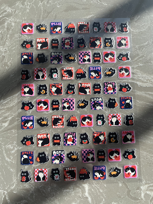 Mini Pvc Kawaii Pattern Poster - Nail Art recension och pris