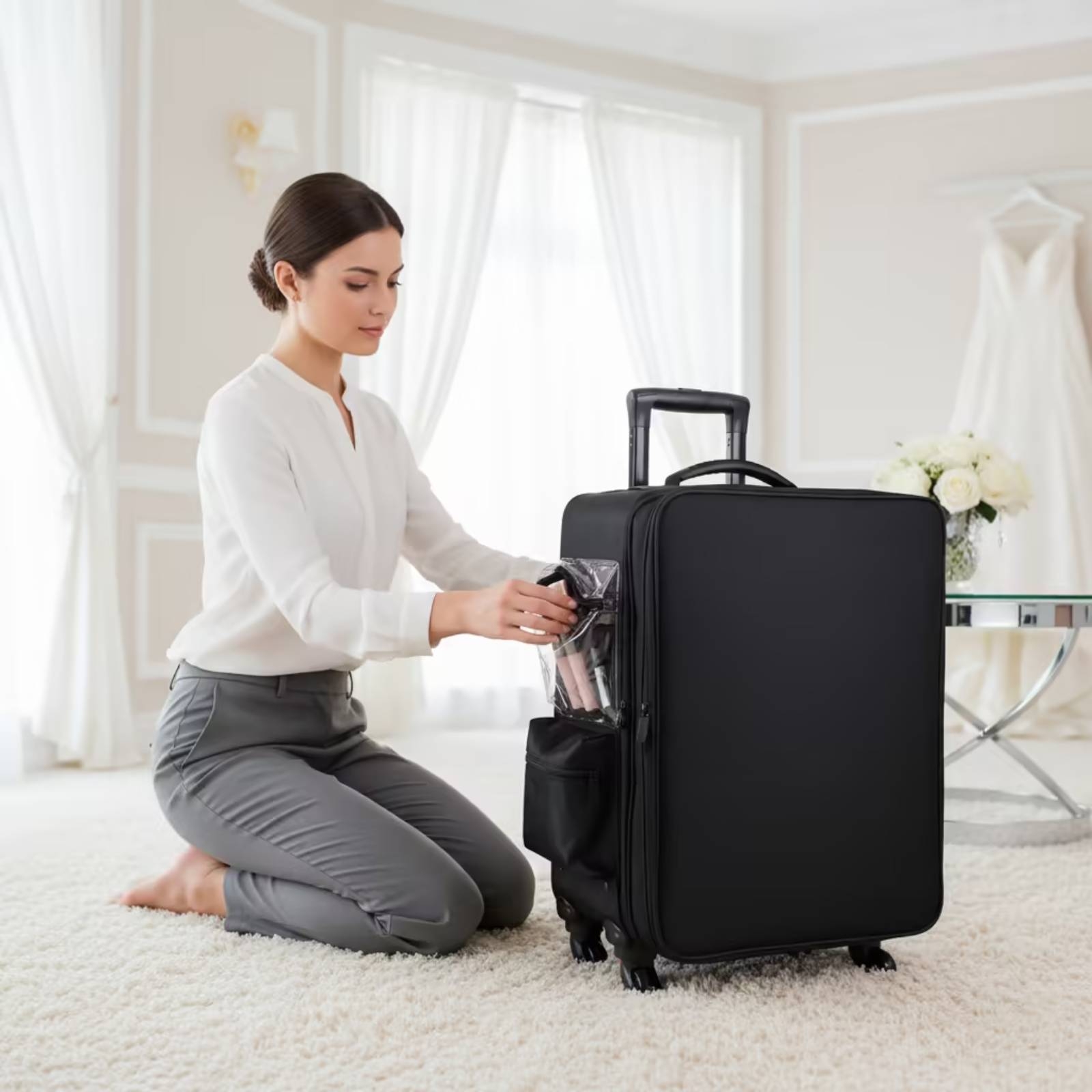 Makeup Case with Rotating Whee - Makeup recension och pris