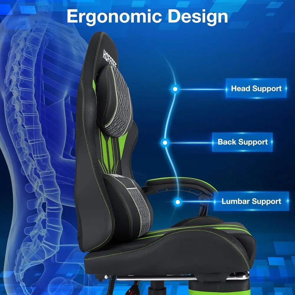 Ergonomic Massage Gaming Chair - Massage recension och pris