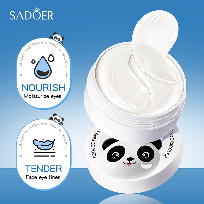 60pcs SADOER Crystal Collagen  - Collagen Under Eye Patches recension och pris