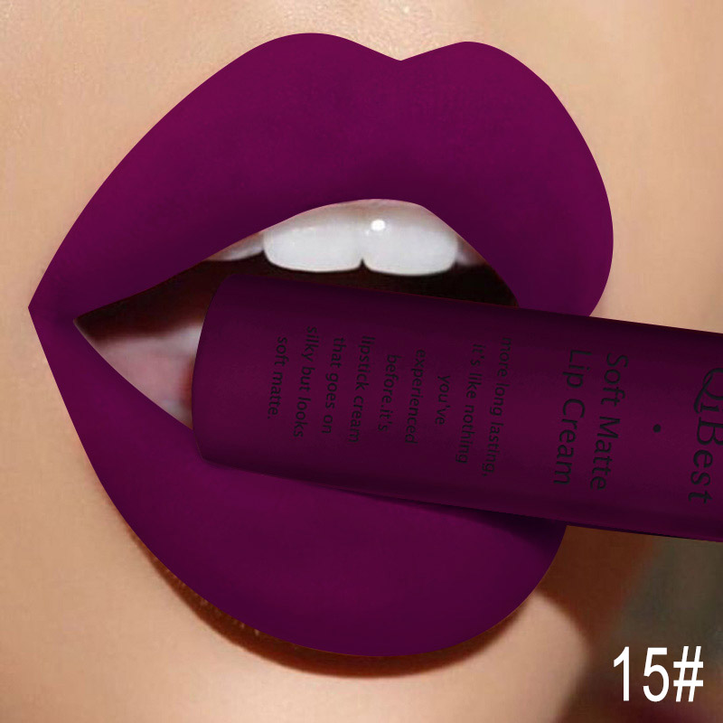 QIBEST Sexy Velvet Matte Lip G - Matte Velvet Lip Tint Long Lasting recension och pris