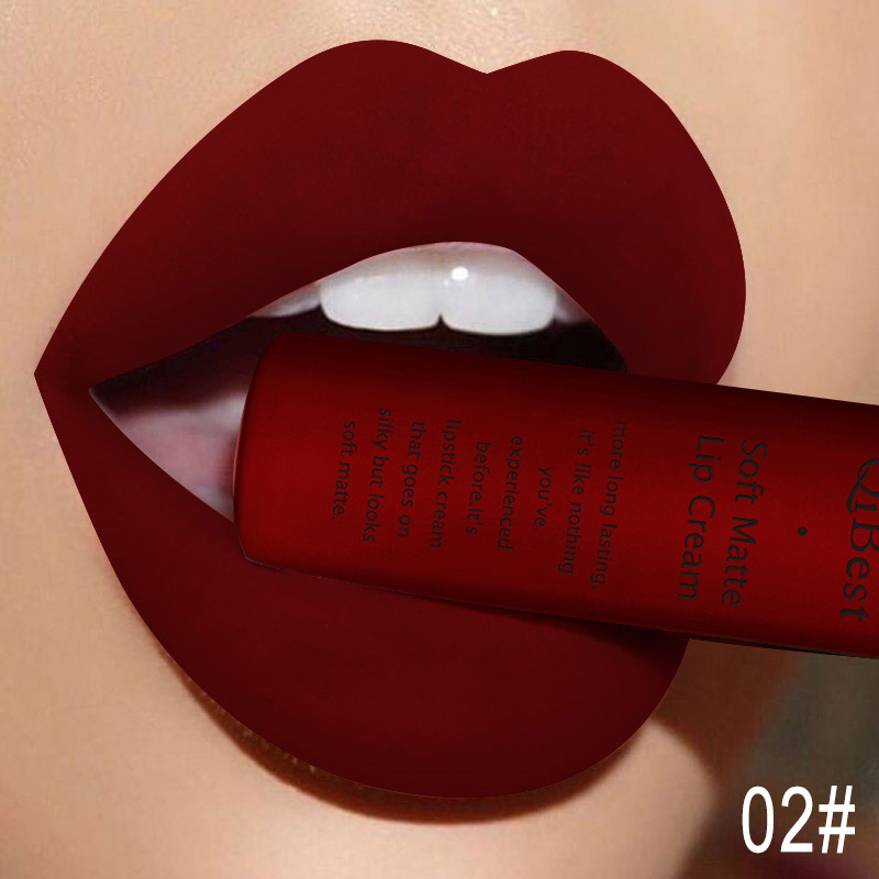 QIBEST Sexy Velvet Matte Lip G - Matte Velvet Lip Tint Long Lasting recension och pris