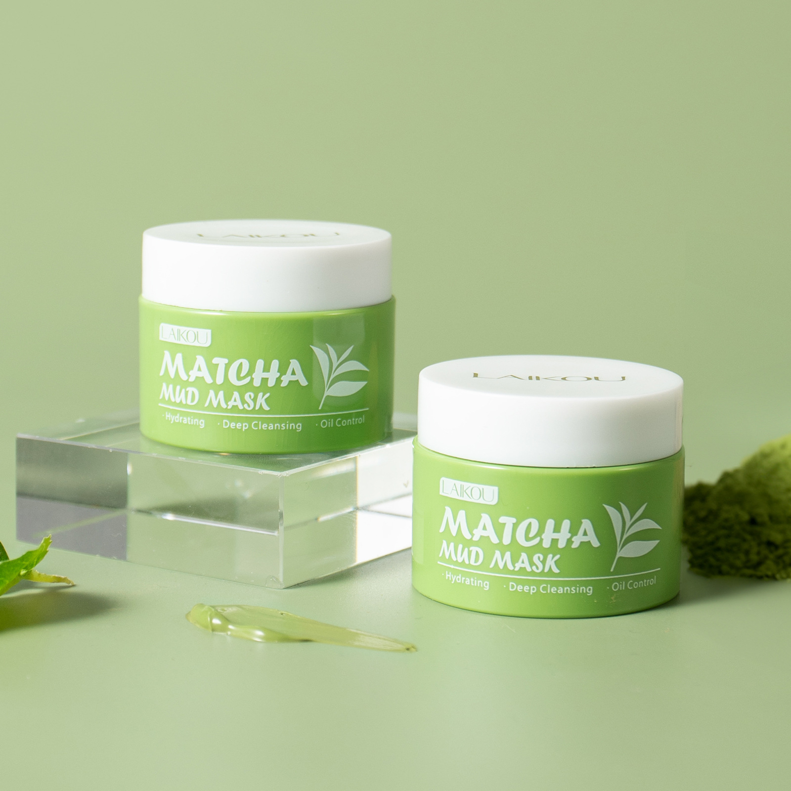 LAIKOU Matcha Green Tea Clay M - Green Tea Cleansing Clay Mask recension och pris