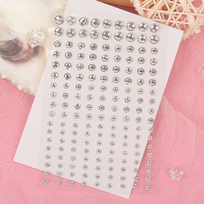 White Rhinestones 2mm 3mm 4mm  - Nail Art recension och pris