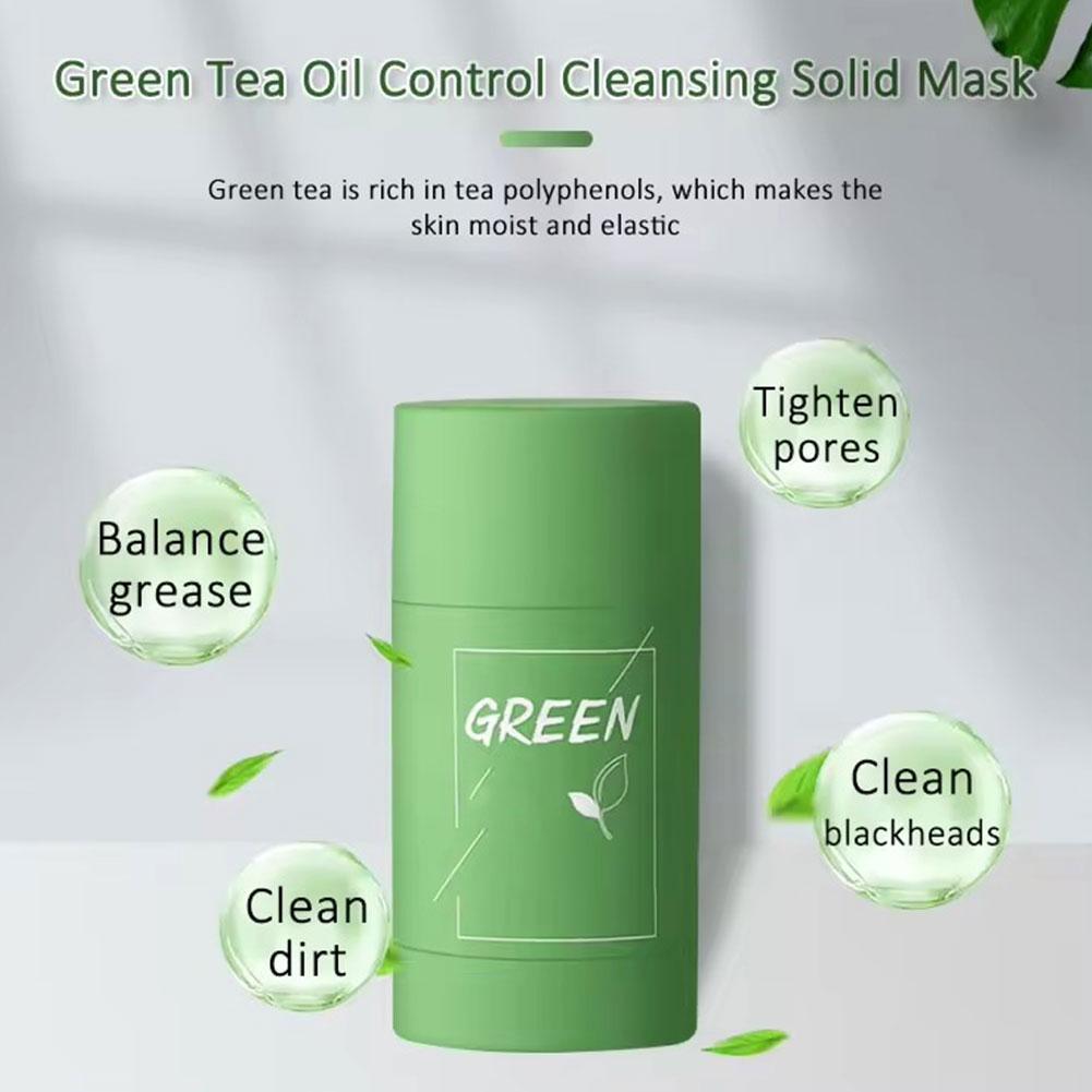 1/3PCS Green Tea Clay Stick Fo - Green Tea Cleansing Clay Mask recension och pris