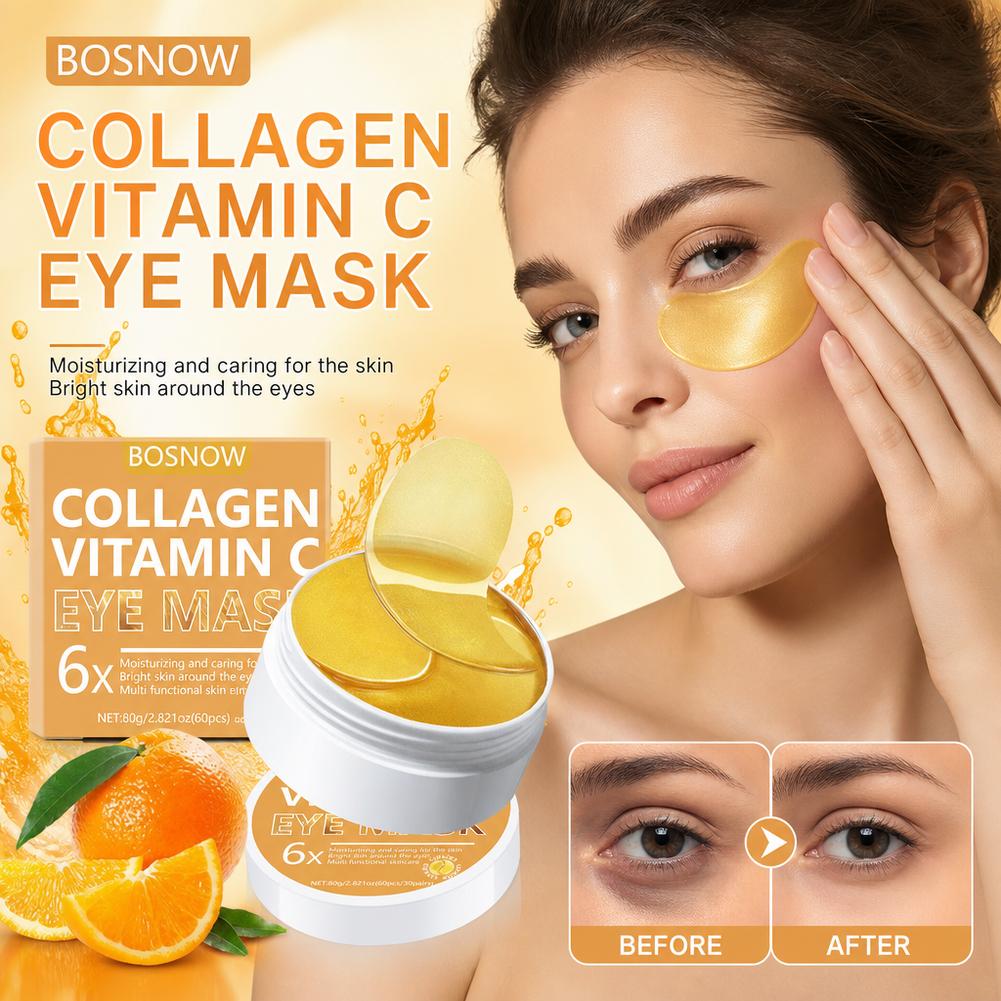 Collagen Vitamin Eye Mask 60pc - Collagen Under Eye Patches recension och pris