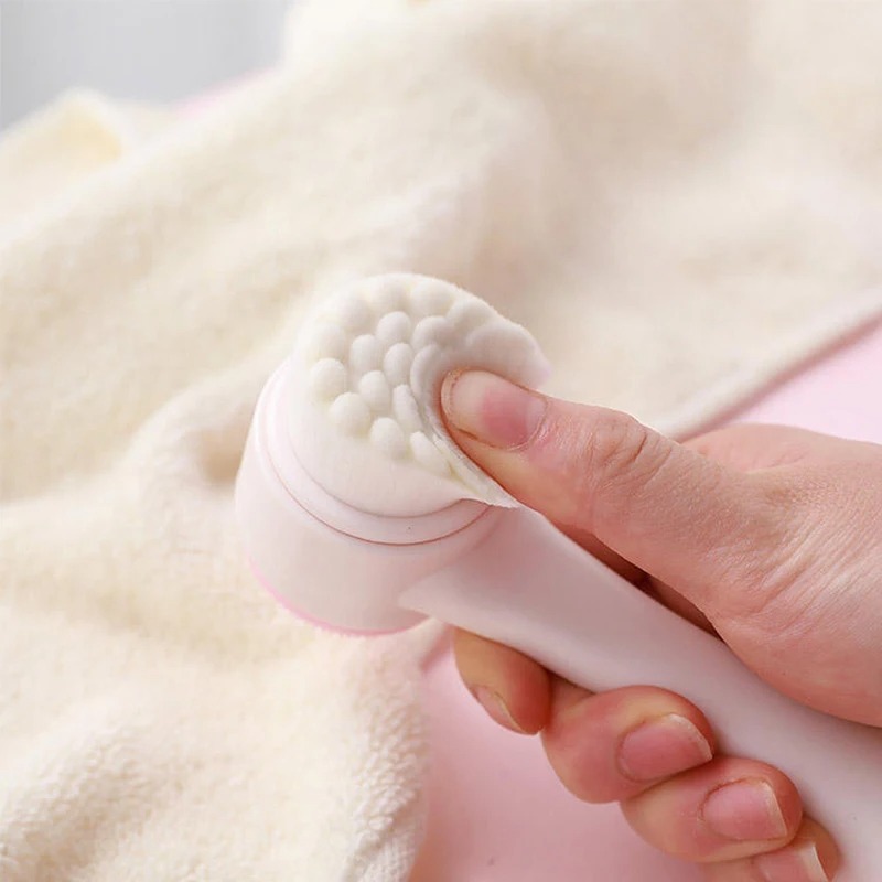 3D Double-sided Manual Facial  - Silicone Face Scrubber Electric recension och pris