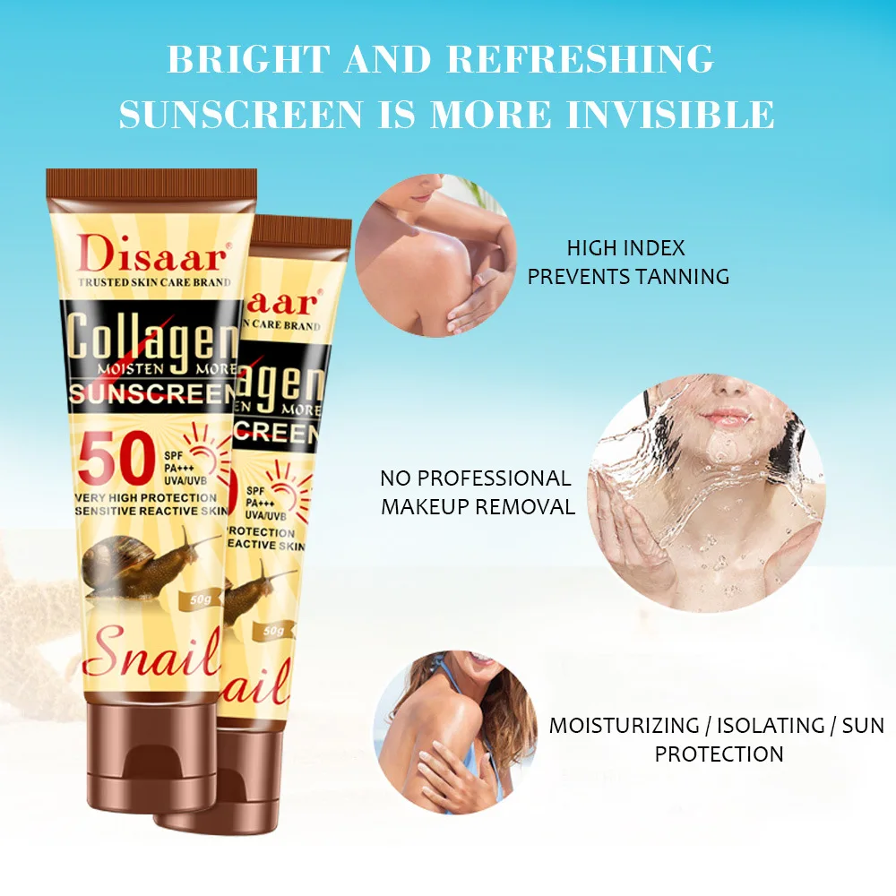 Disaar Bone Collagen Sunscreen - Spf 50 Waterproof Sunscreen recension och pris