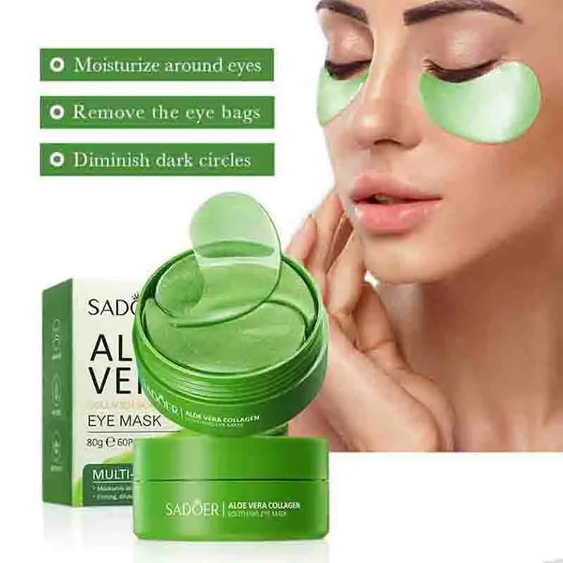 60pcs Aloe Vera Collagen Eye M - Collagen Under Eye Patches recension och pris