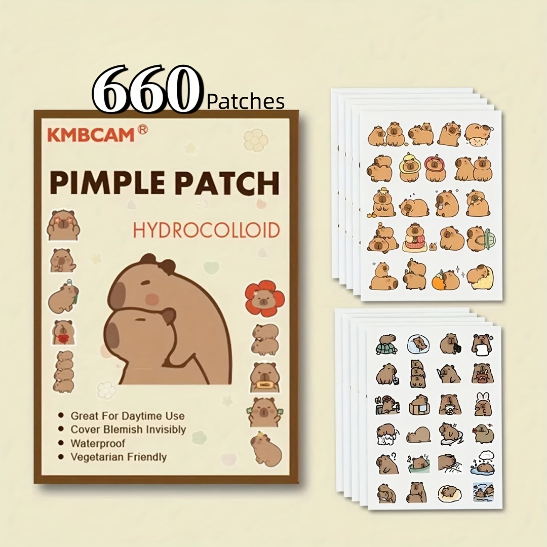 Capybara Shaped Pimple Patches - Skincare recension och pris