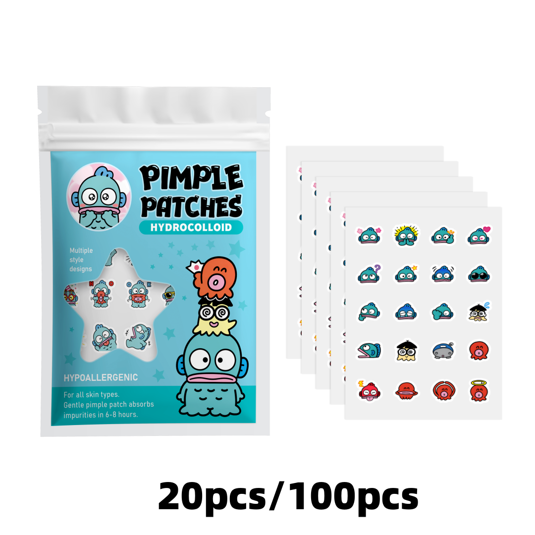 100/20PCS Cute Clownfish Hydro - Hydrocolloid Pimple Patch recension och pris