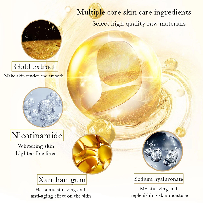 5/10/20/30 Pairs Crystal Gold  - Collagen Under Eye Patches recension och pris