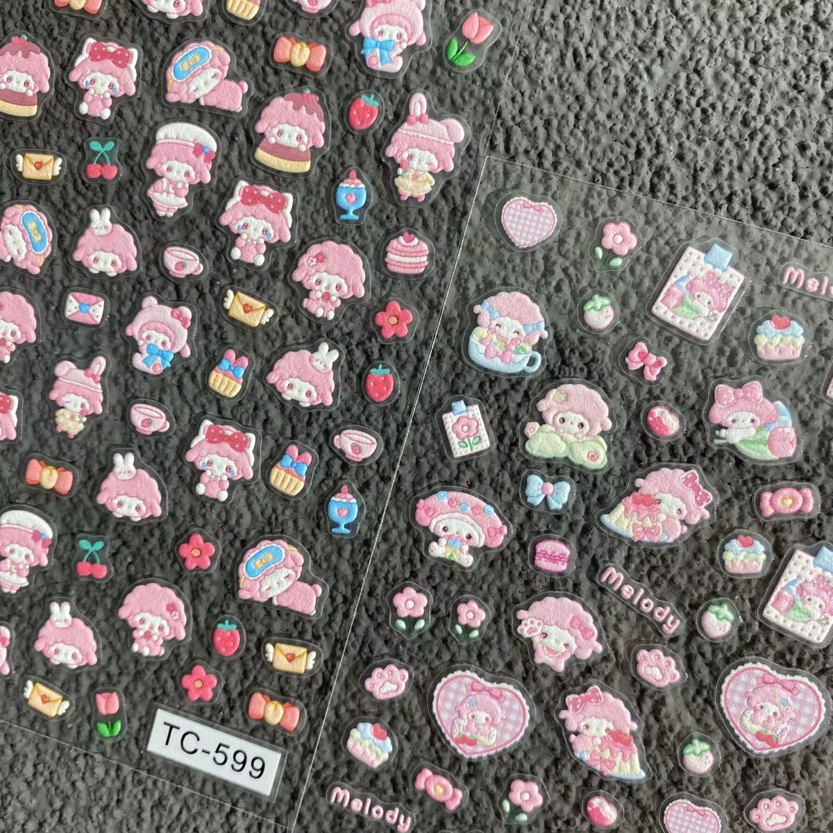 Cute Piano Lamb Relief Nail Ar - Nail Art recension och pris