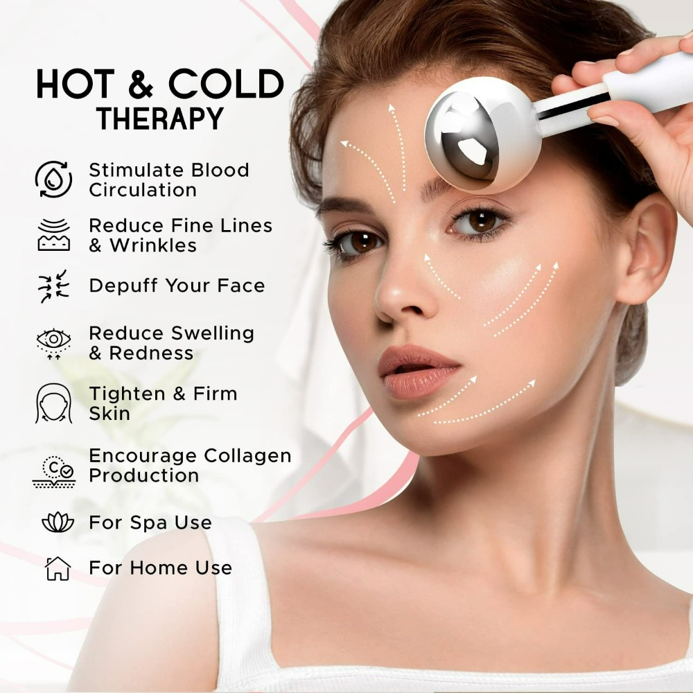 Cryo Face Massager Ice Globes  - Face Ice Roller Puffiness recension och pris