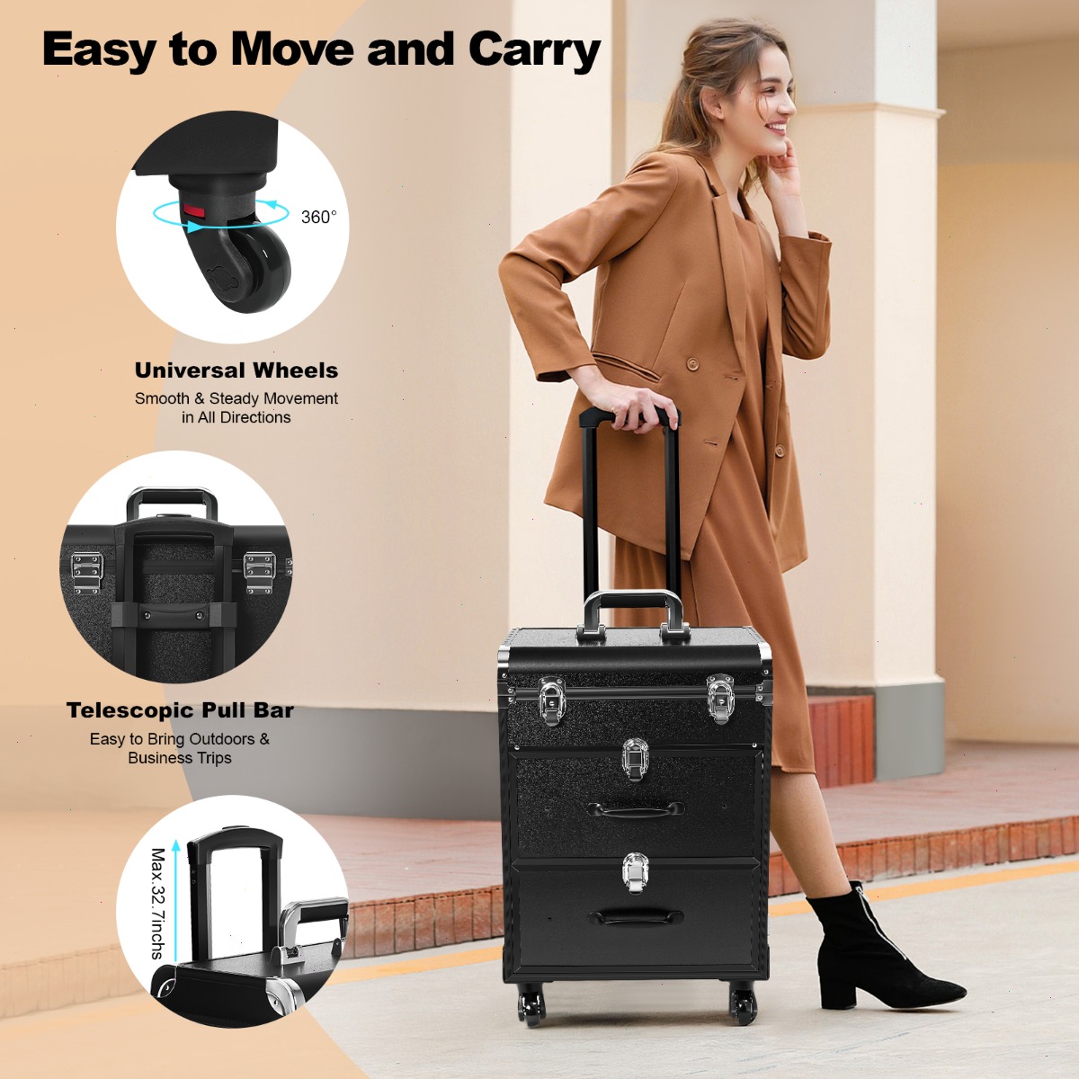 Professional Makeup Train Case - Makeup recension och pris
