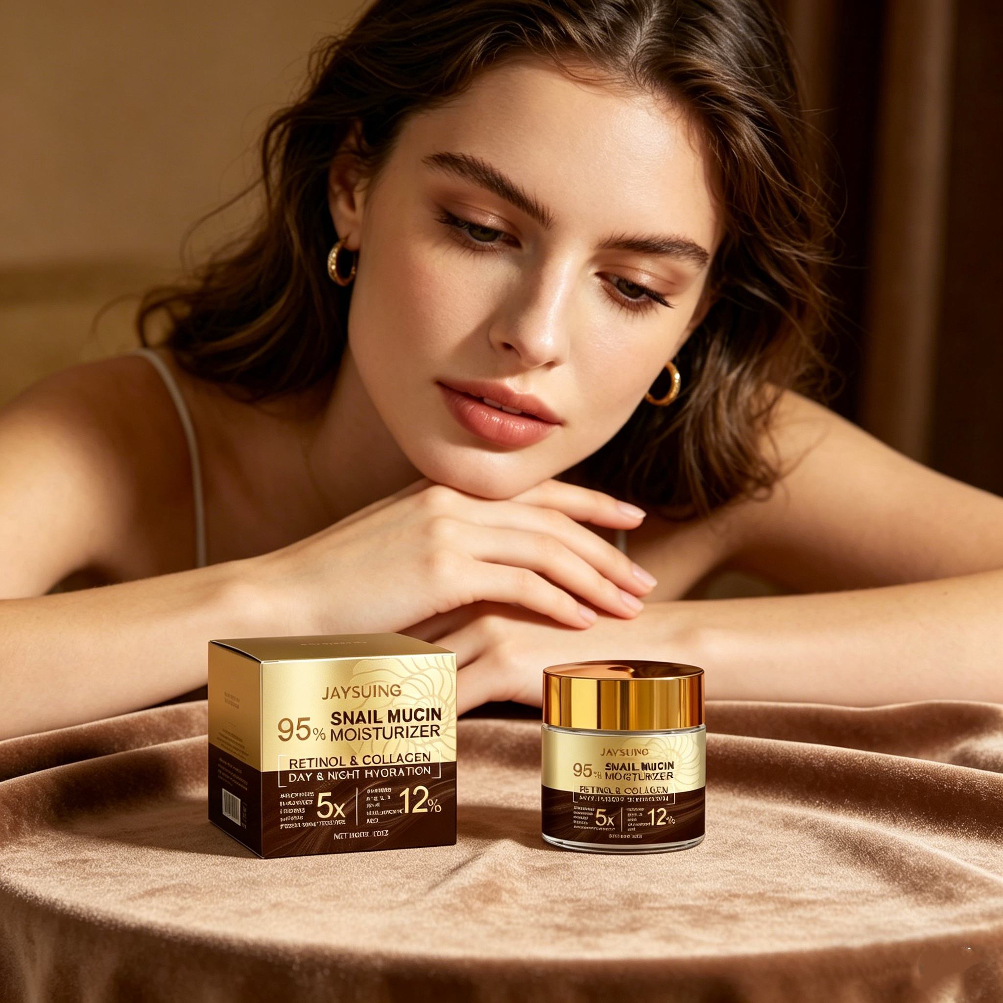 95% Snail Mucin Moisturizer Co - Retinol Anti Wrinkle Cream recension och pris
