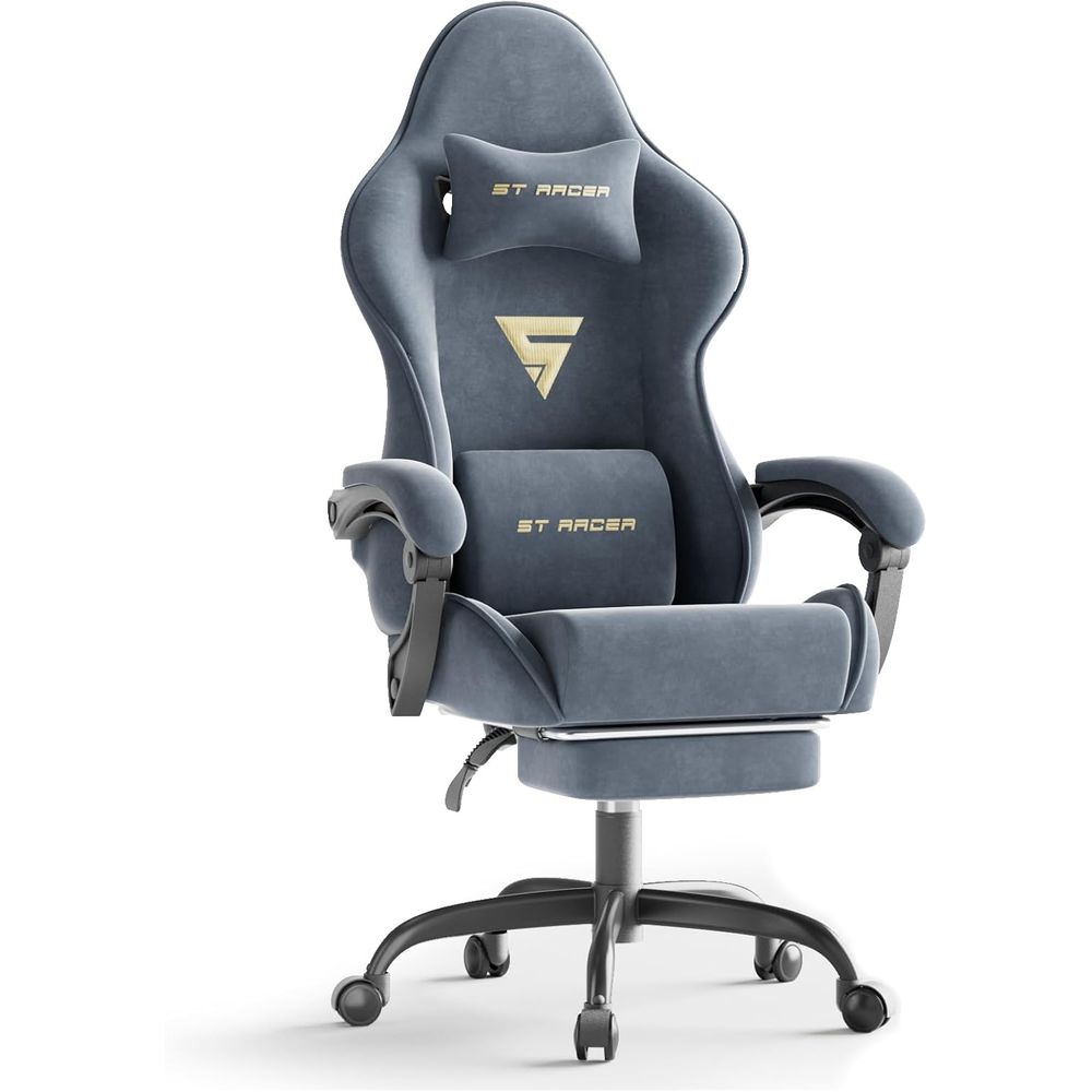Ergonomic Gaming Chair with Fo - Massage recension och pris