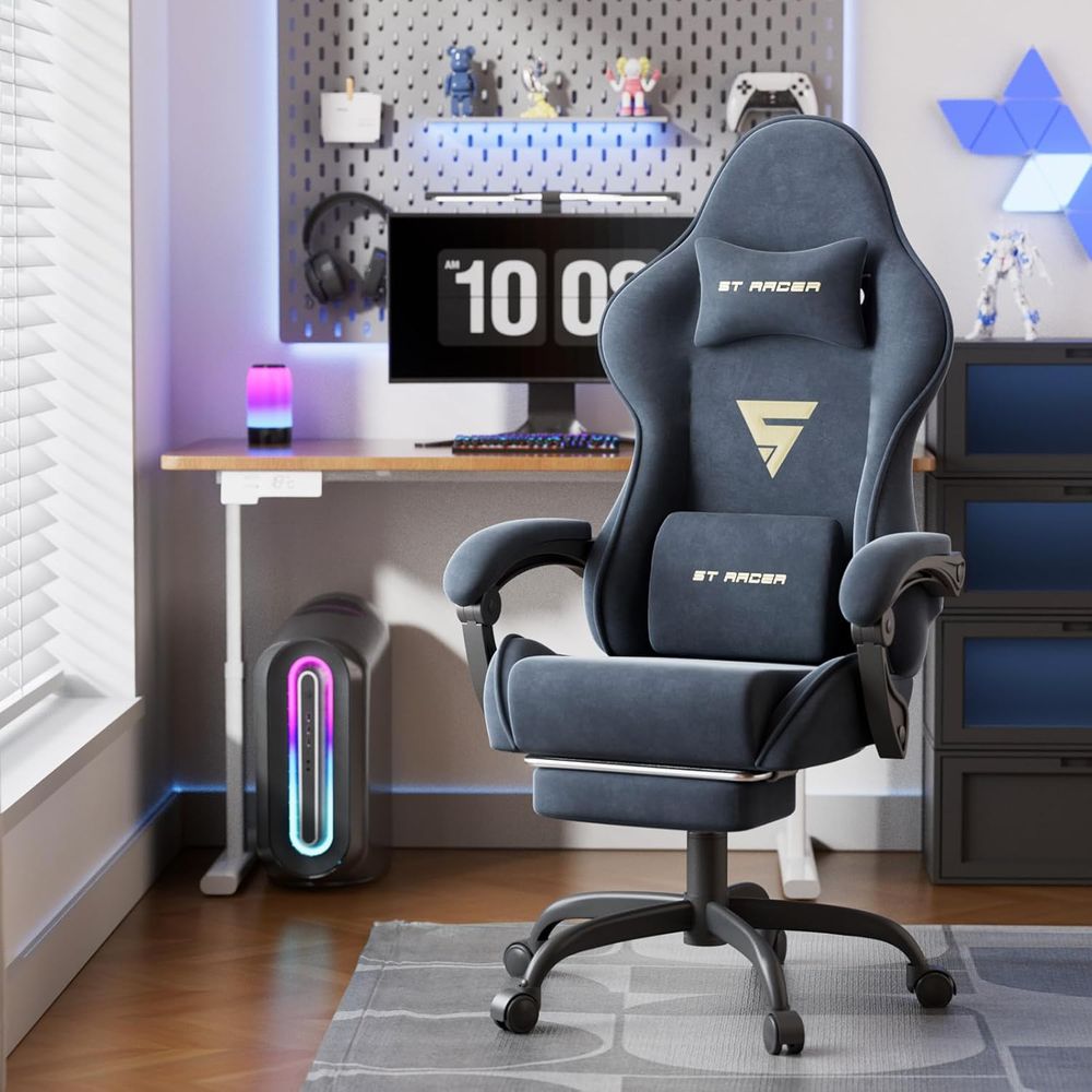 Ergonomic Gaming Chair with Fo - Massage recension och pris