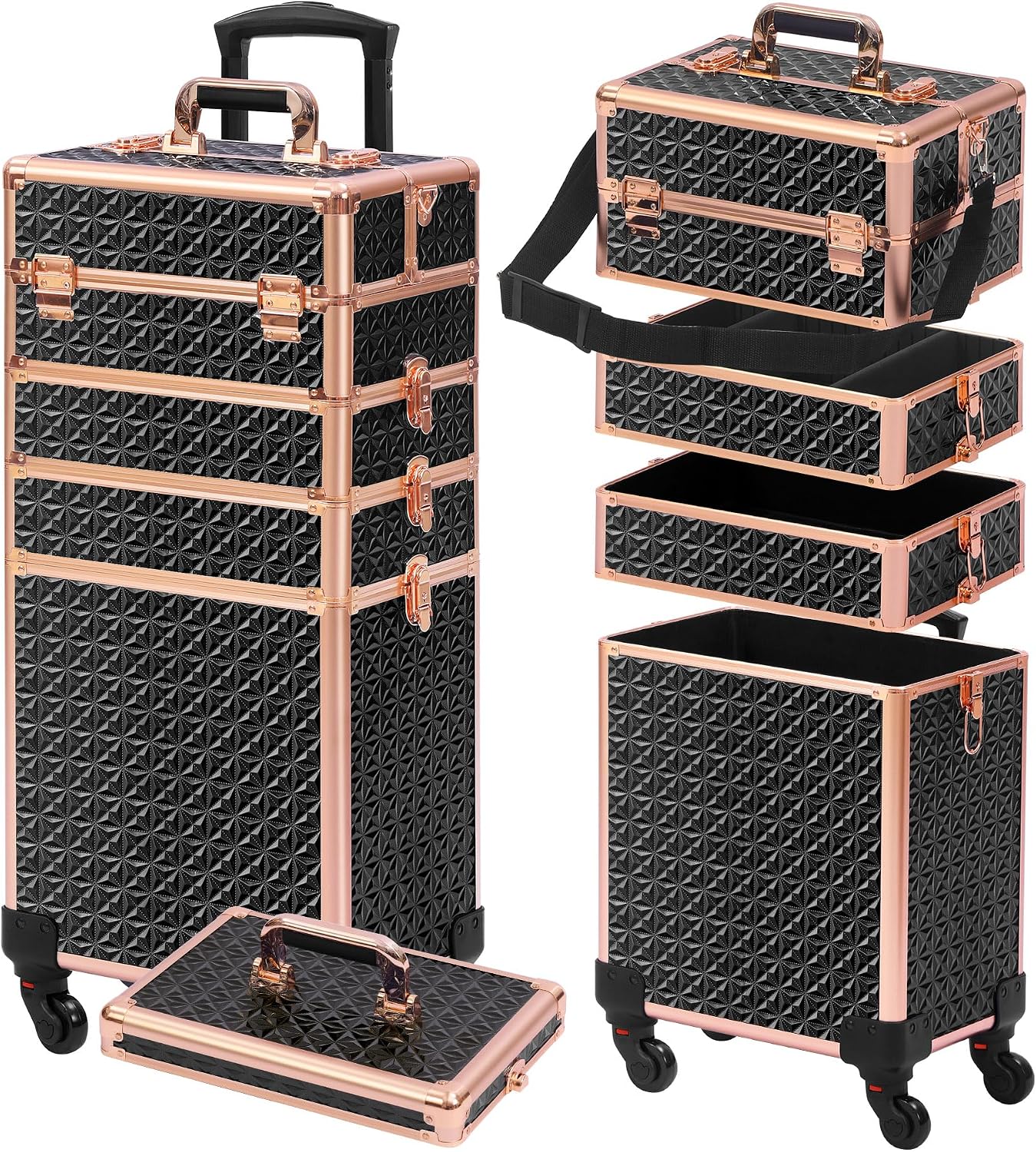 Rolling Makeup Case Makeup Tra - Makeup recension och pris